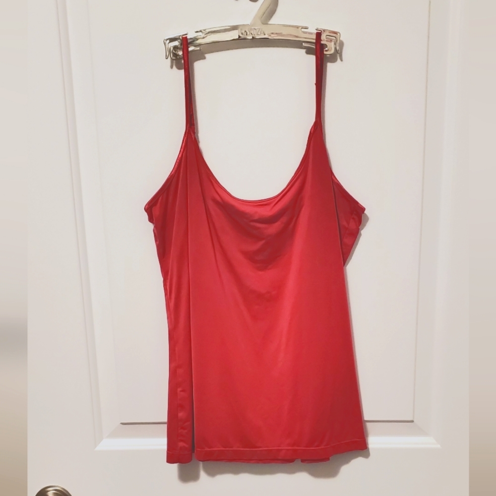 9/30 smart set base layer tank/camisole/cami - sz LG - bright fuscia pink 💝